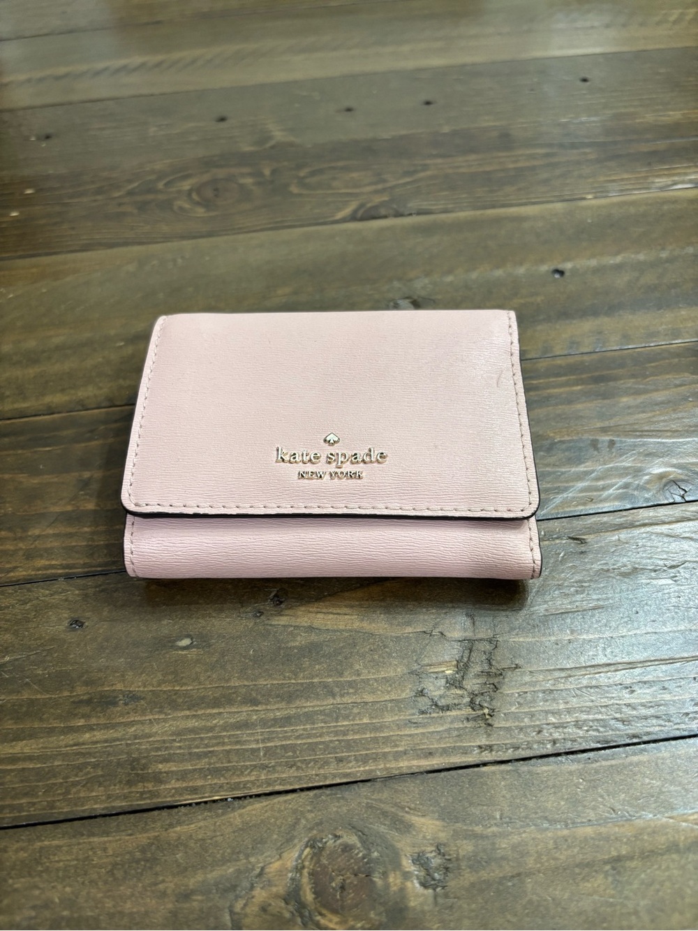 Kate Spade Blush Pink Small Trifold Wallet